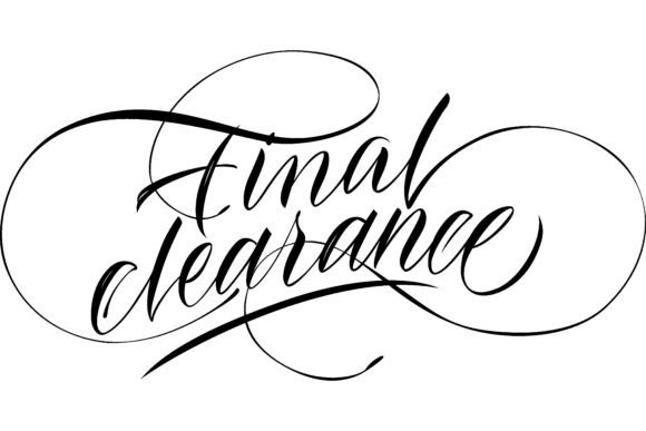 Download Final Clearance Lettering. Calligraphic - Calligraphic Collection