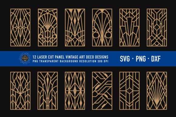 Download Laser Cut Panel Vintage Art Deco Designs - Premium Resources