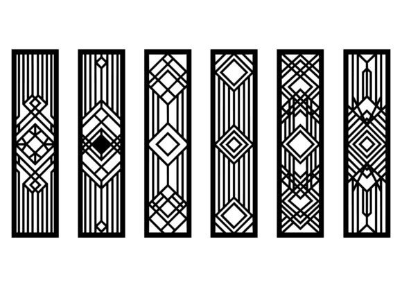 Download Geometric Art Deco Panel EPS Bundle - Premium Resources